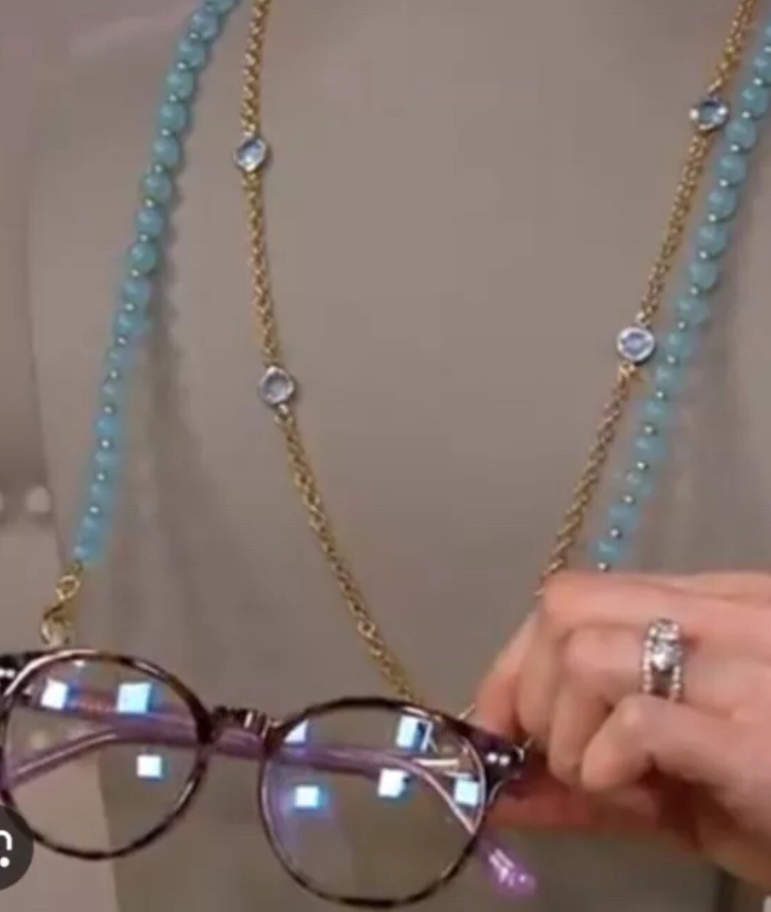 New In Bag 2 Jennifer Miller Necklace With Optional Sunglass Clips