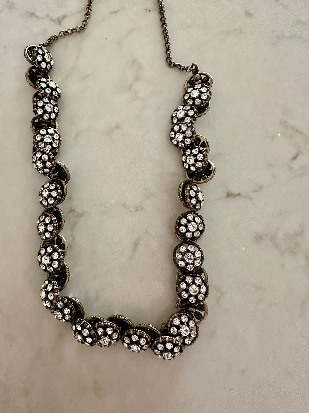 Club Monaco Rhinestone Statement Necklace, 26”