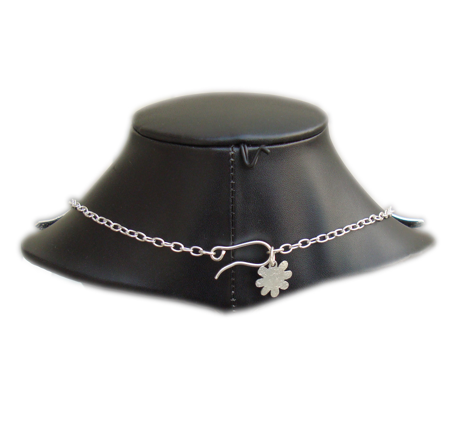 Silver Necklace Set For Women Classic Hammer Finish Silver Plated Neckalace
