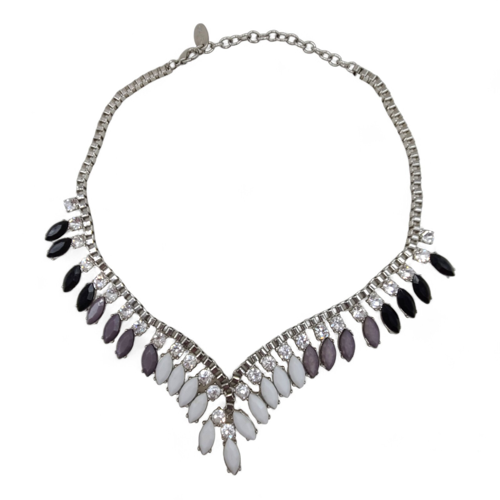 Cara New York Black, Gray And White Necklace