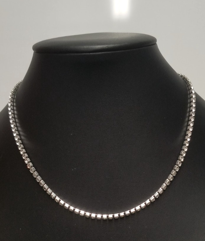 Louise Carter Monaco Tennis Necklace 16″+2″