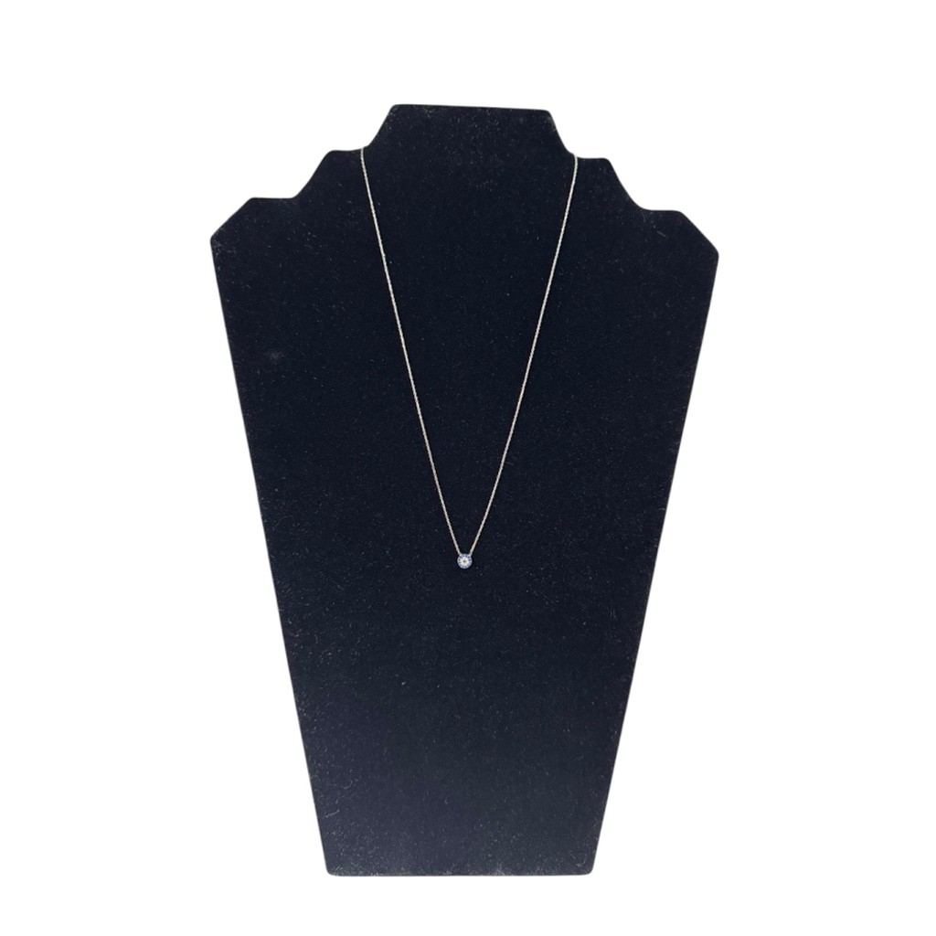 Women’s Unbranded One Size Silver Chain Blue Charm Necklace