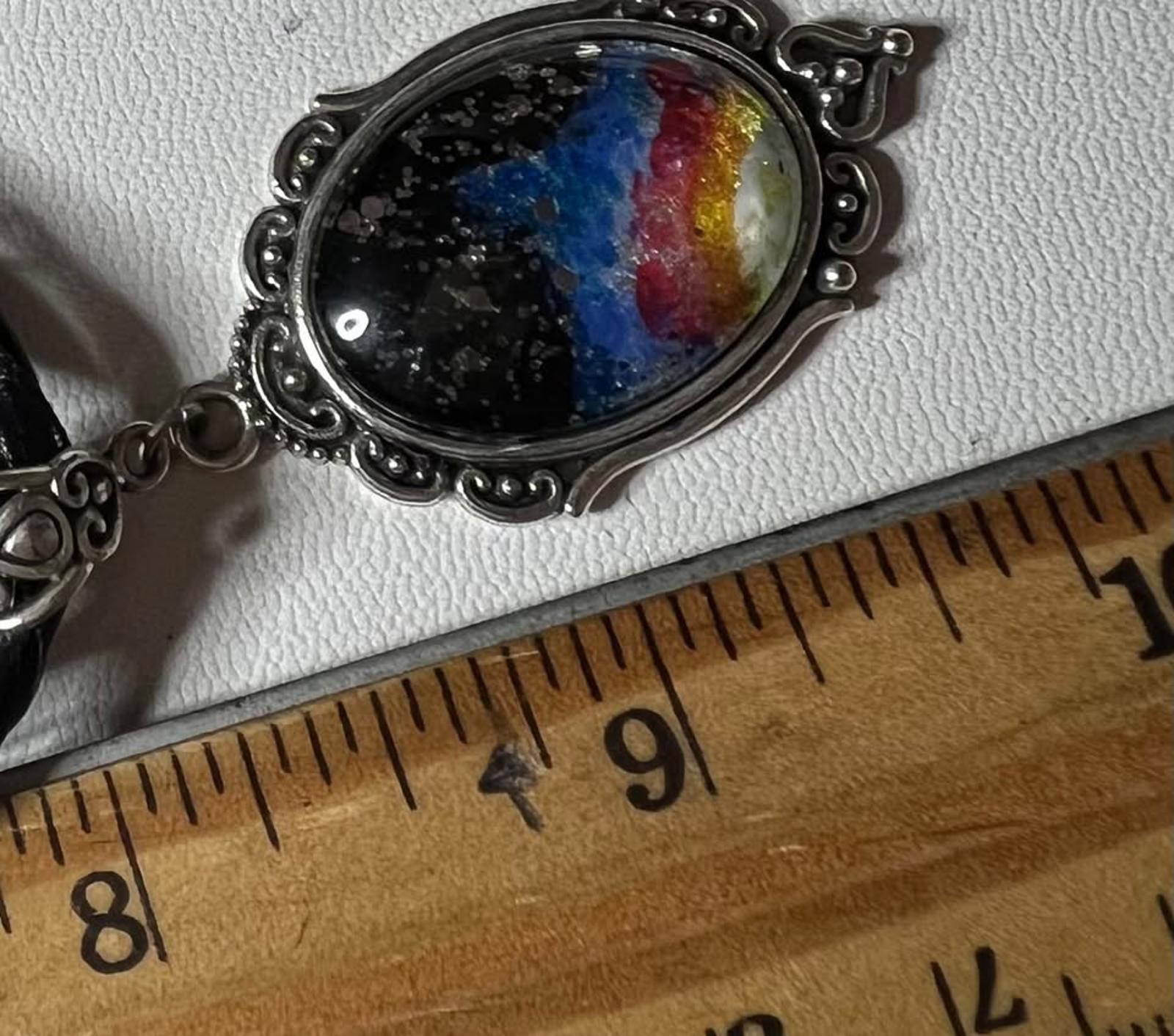 Multi-Colored Galaxy Necklace in Perfect Condition