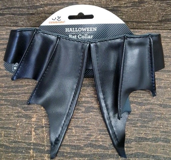 Way To Celebrate Bat Collar Choker Gothic Halloween Neck Cosplay Vampire Adult
