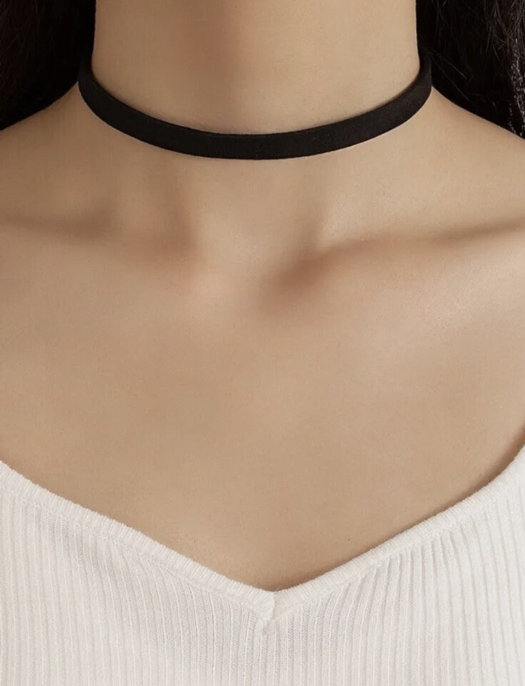 Women Ladies None Crystal Dimonte Necklace black velvet Choker Wedding Parties