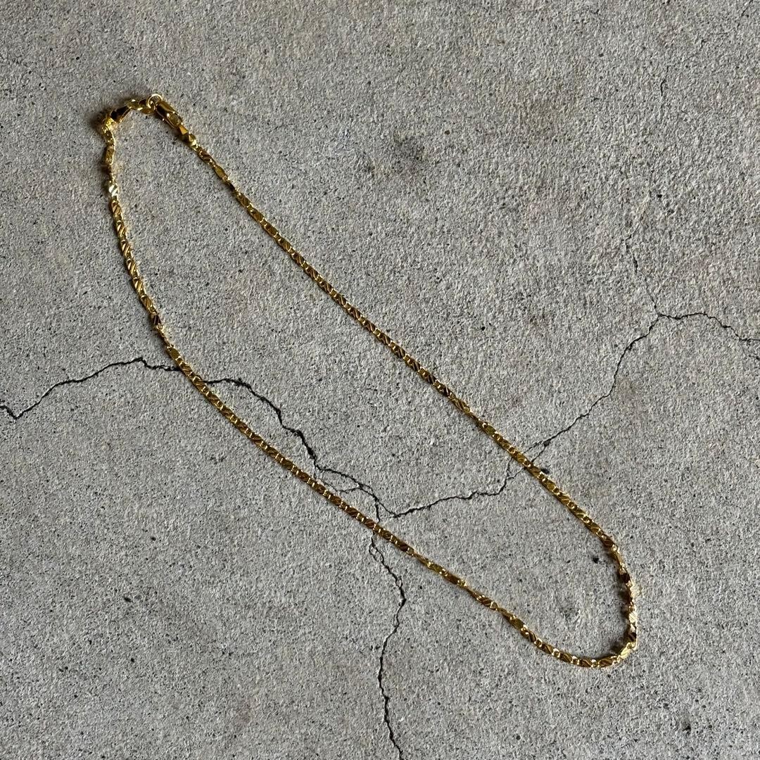 S925 gold Necklace vintage Silver 925