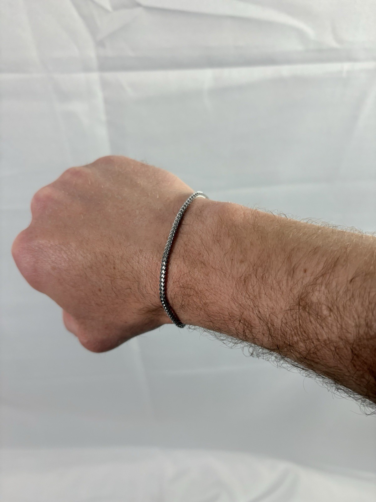 Silver Bracelet Premium 316L Surgical Stainless Steel Franco Bracelet 2mm 8”