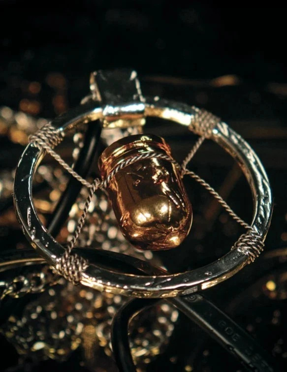 Cyberpunk 2077 V’S Bullet Necklace PRECIOUS METAL EDITION 24K Gold Plated Charm