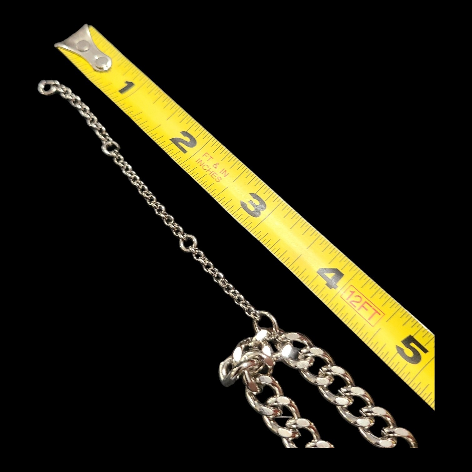 Necklace Silver 16 In Thick Double Chain 3.5-in Extender Mia