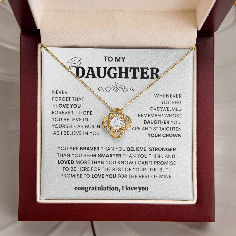 Daughter Necklace Gift for Daughter from Dad,cute Daughter Necklace gift