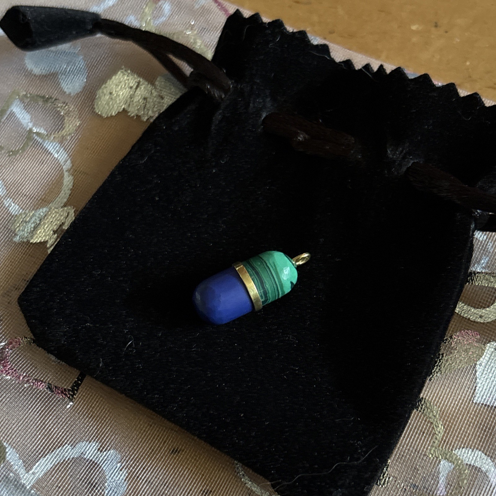 Pill Pendant gold filled