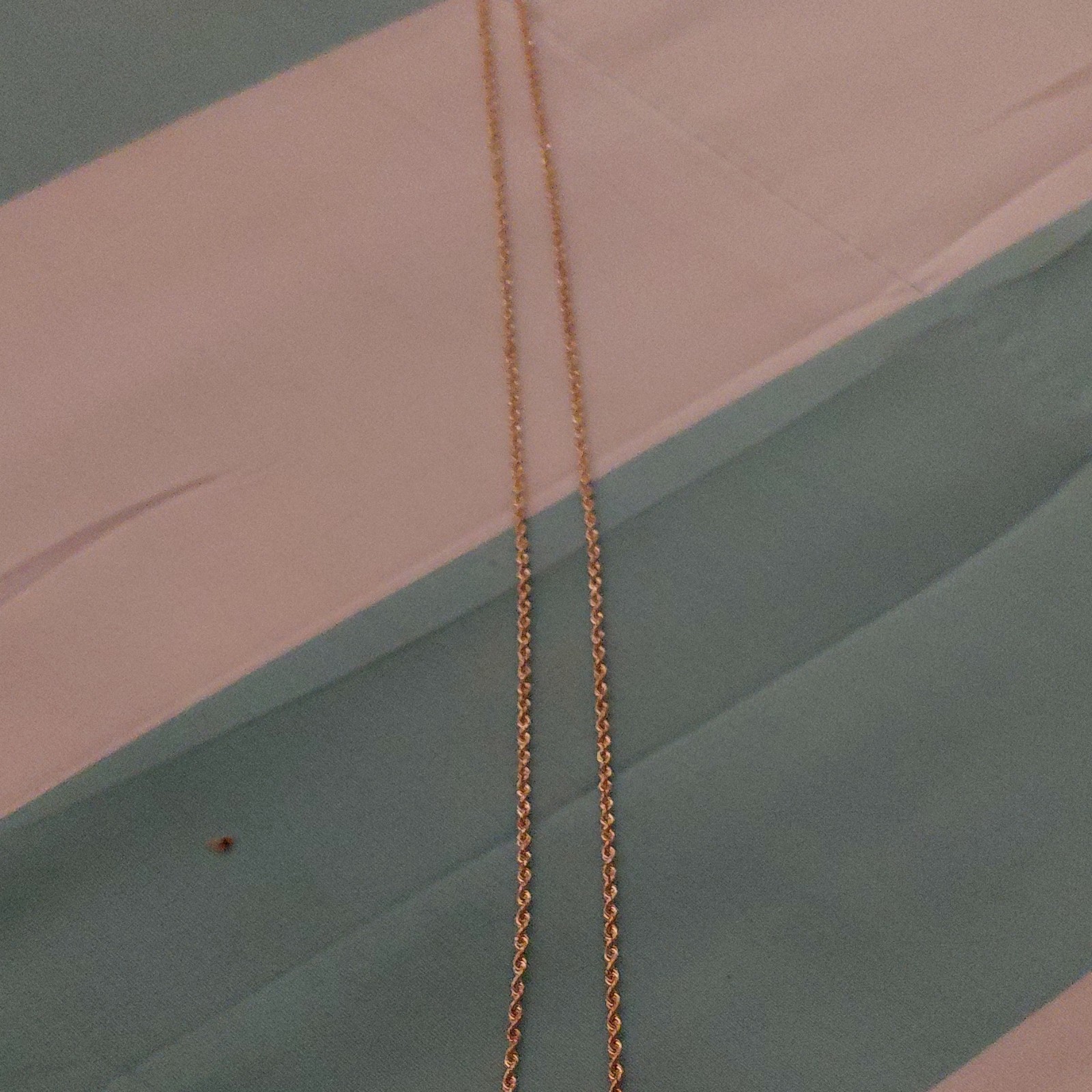 Brilliance Fine Jewelry 10K Yellow Gold Rope Chain Necklace 24in Lobster