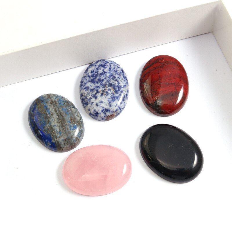 30x40mm Charms Natural Oval CAB CABOCHON Stone Bead For Jewelry Making Wholesale