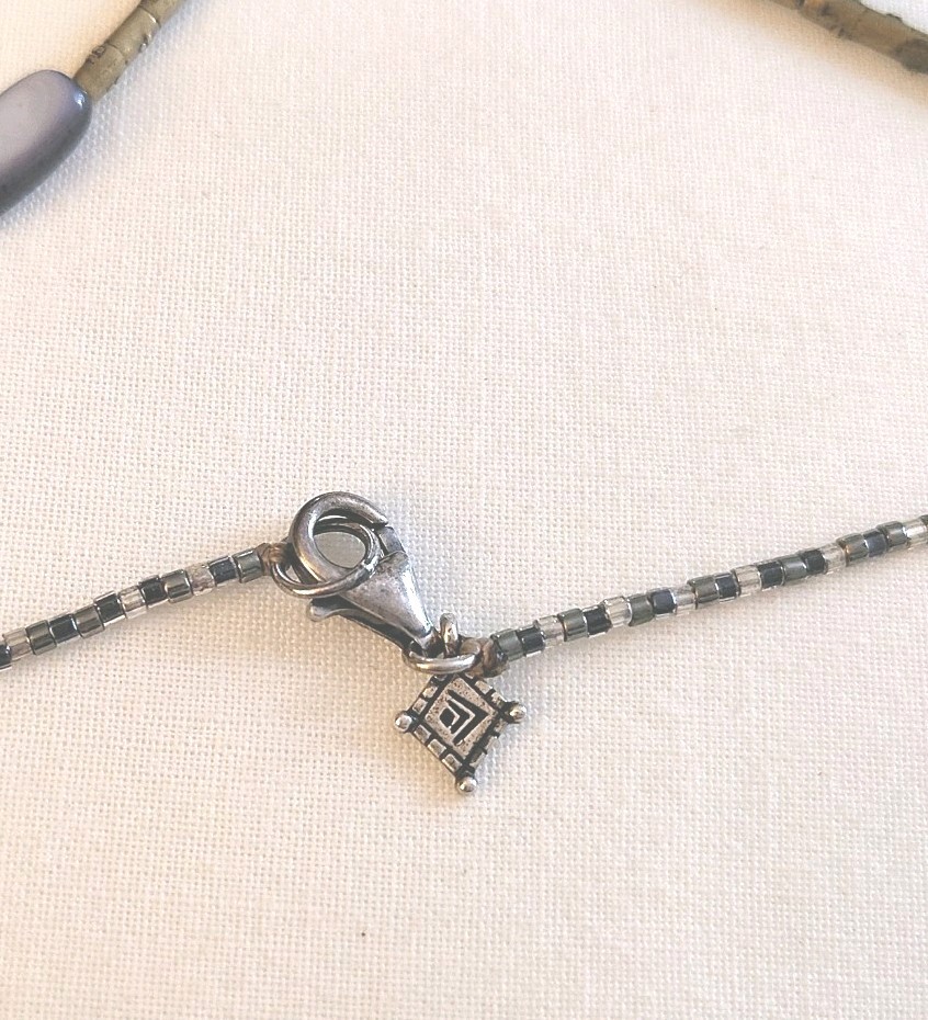 Authentic SILPADA “Olivia” Necklace Sterling Silver Blue Quartz Kyanite 60″
