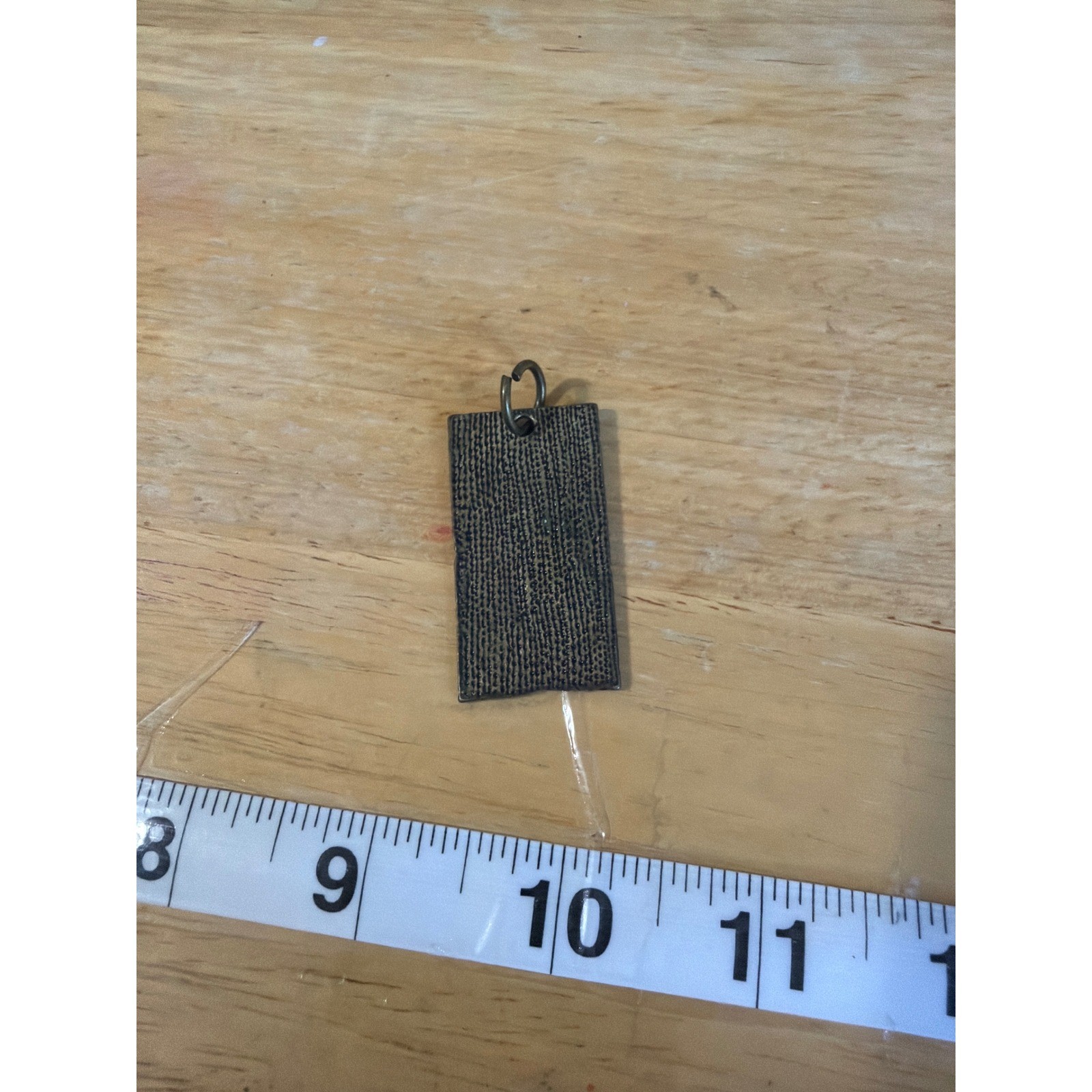 Hard Rock Cafe Vintage Ticket Stub Charm Pendant Silver Tone Love All Serve All