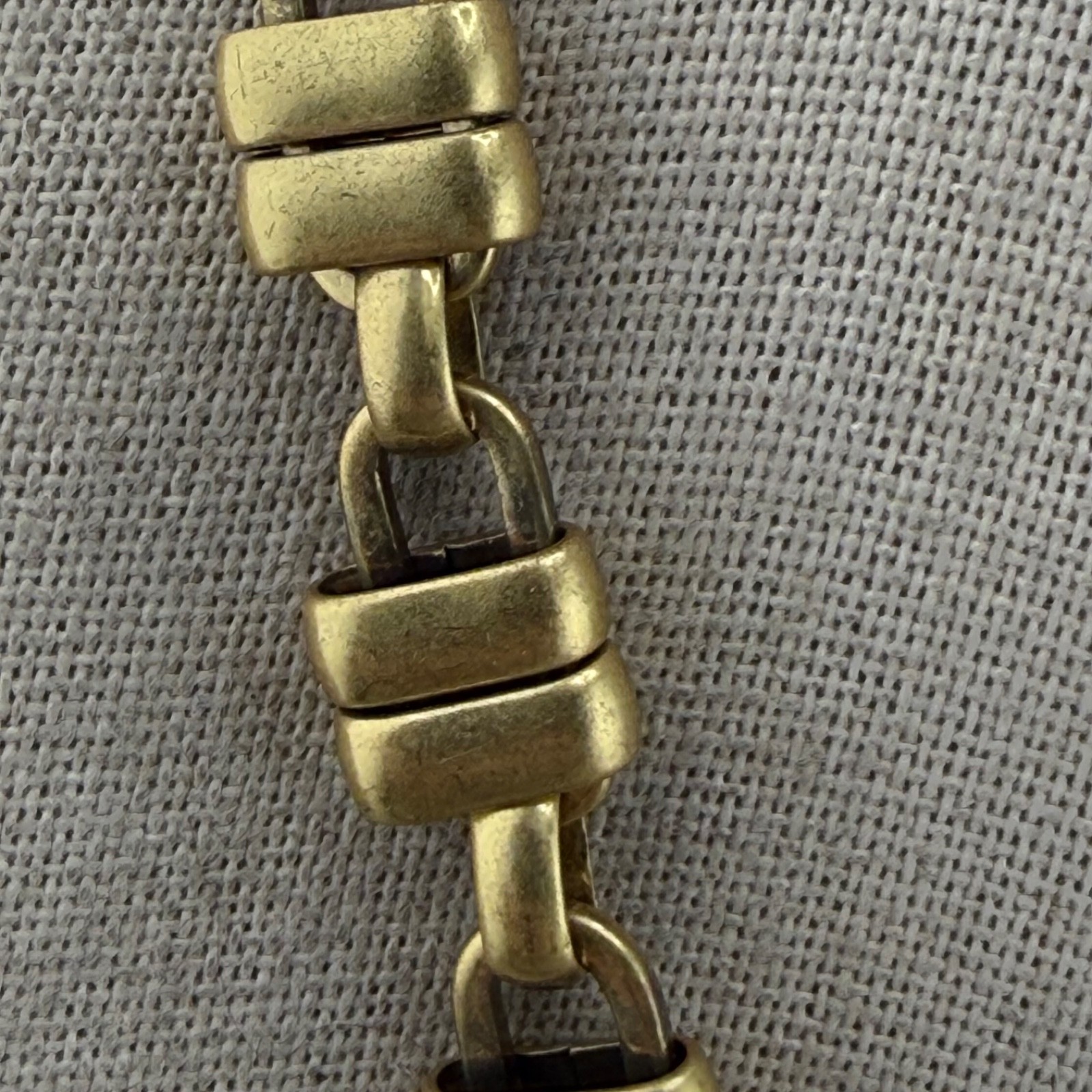 J. Crew Necklace Chunky Gold Tone Rhinestone Statement 16”