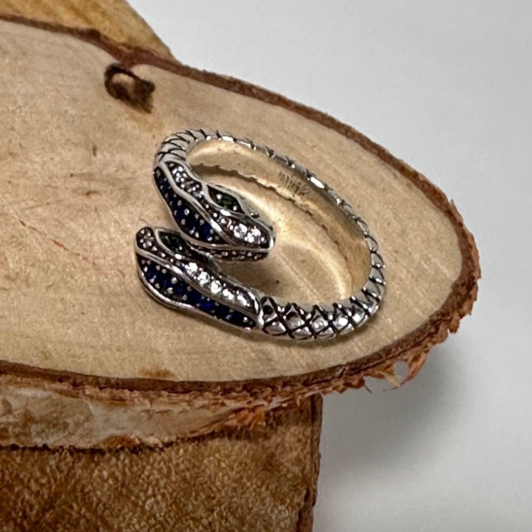 Year Of The Snake Snake Ring Silver 925 Men Women Coiled Snake