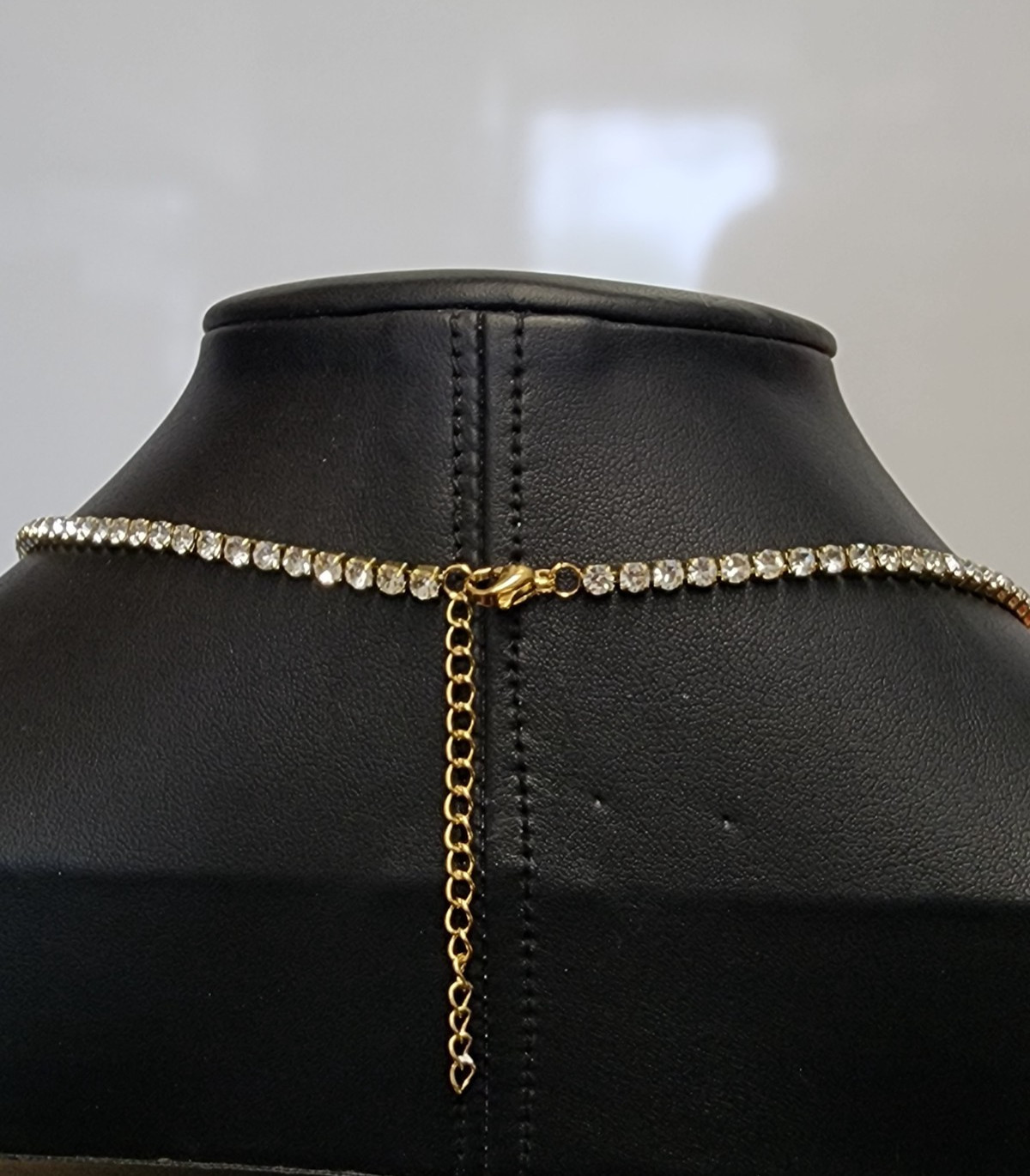 Louise Carter 18K Gold Plated Monaco Tennis Necklace 16.25″+2″