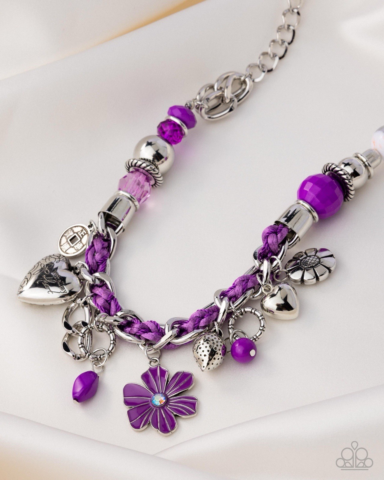 Charmed, I Am Sure – Purple Paparazzi Necklace