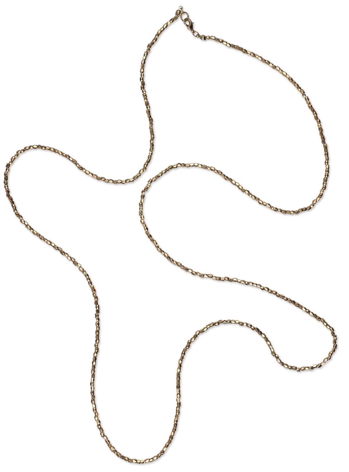 Nordstrom 302912 ‘Layers of Love’ Extra Long Bead Necklace Gold One Size