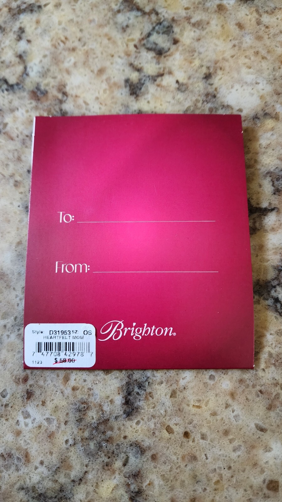 Brighton Best Eever Mom Pendant Reversabel Emblam Silver Tone NWT