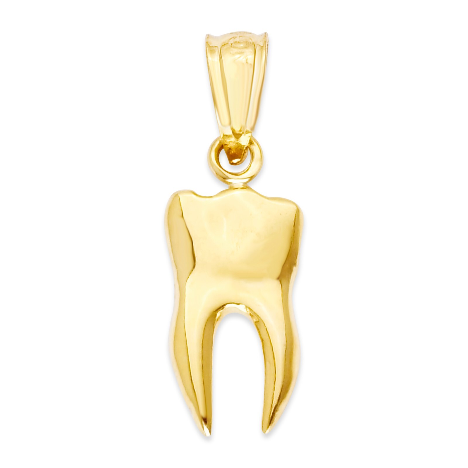 Solid Gold Tooth Pendant in 10 or 14k, Dental School Graduation Gifts