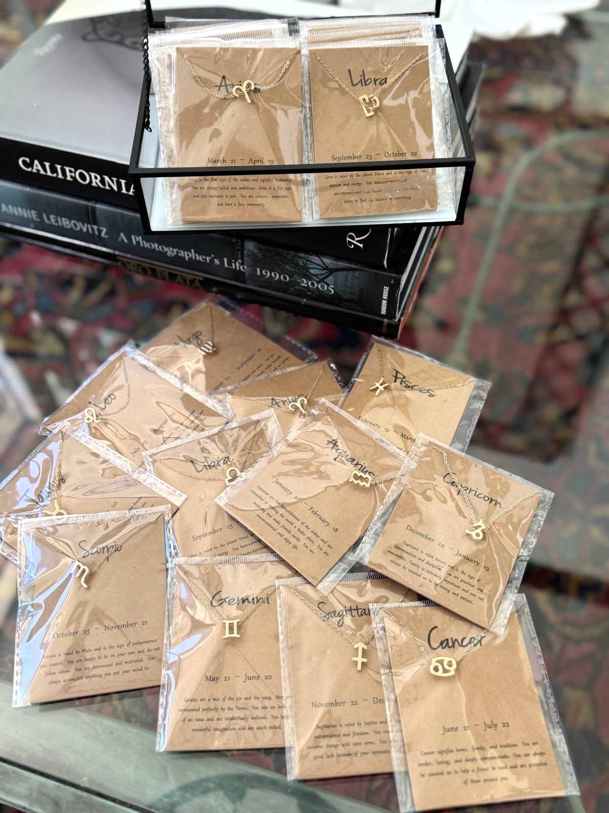 Horoscope Zodiac Necklaces All Signs Leo Wholesale Lot of 34 NEW in package