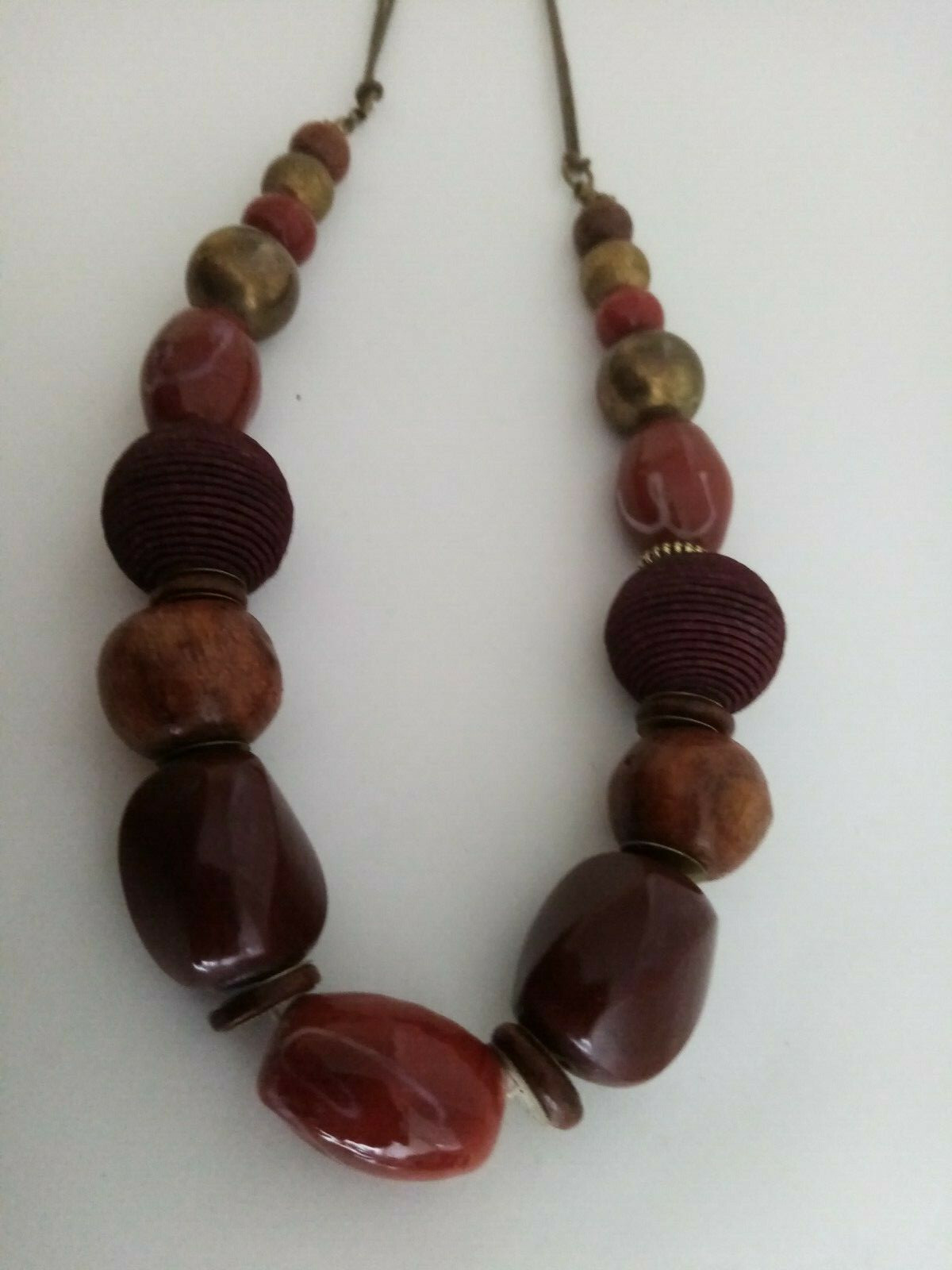 Necklace Beaded Jewellery Statement Festival Gypsy Tribal Ethnic Party Womans