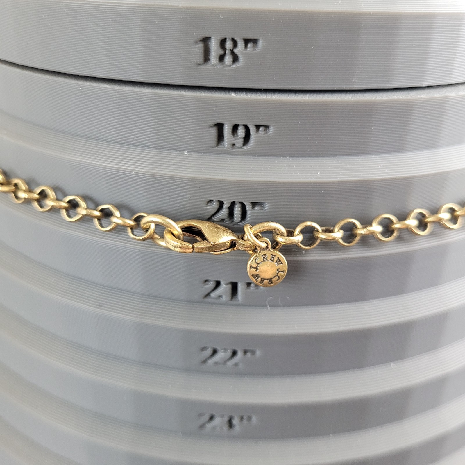 J Crew Robins Egg Blue Flower Necklace With Clear Rhinestones 20″