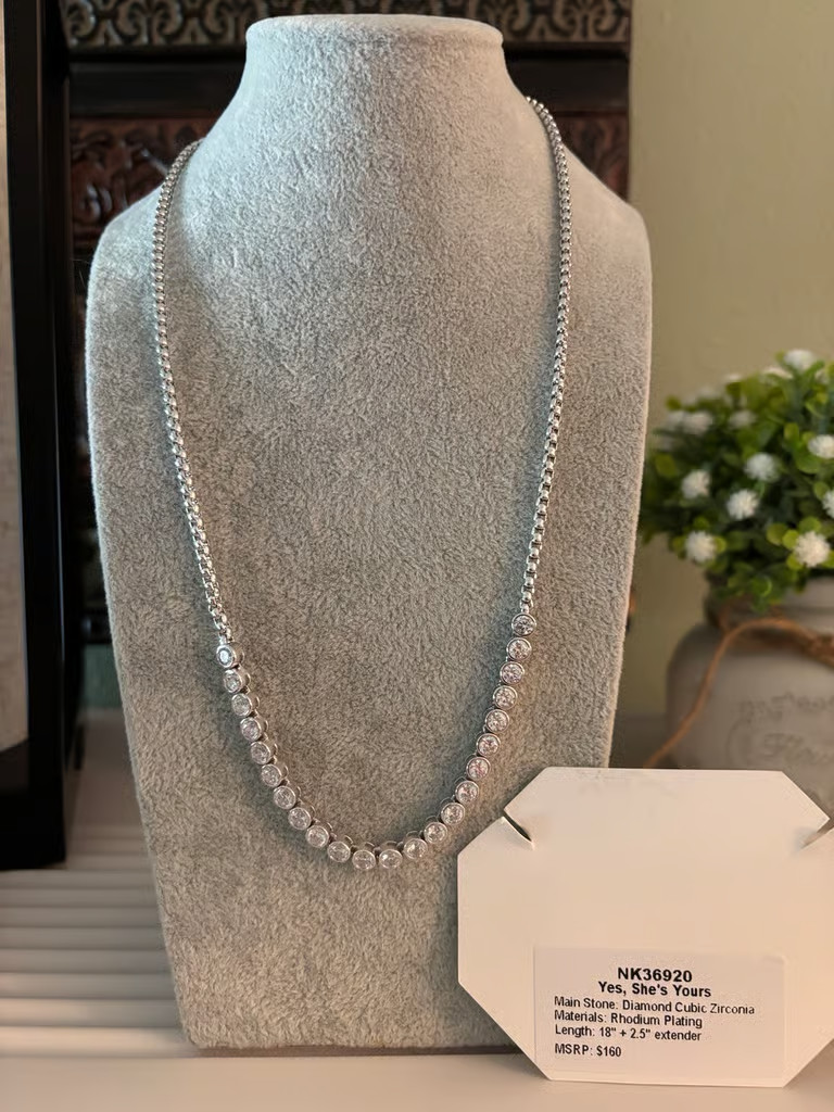 Bomb Party Yes She’s Yours Tennis Necklace