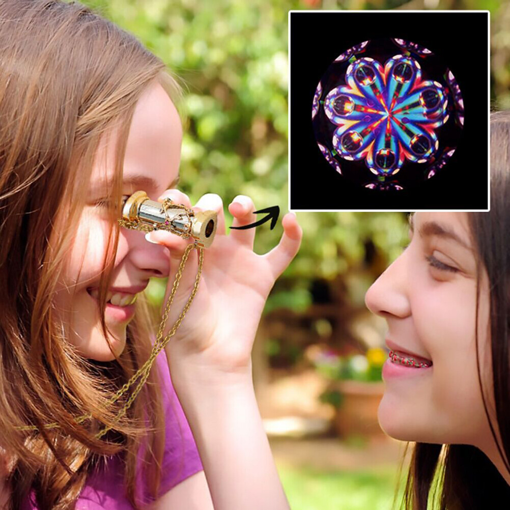 Hot Women’s Mini Kaleidoscope Necklace Kaleidoscope Child Adult Pendant Gift