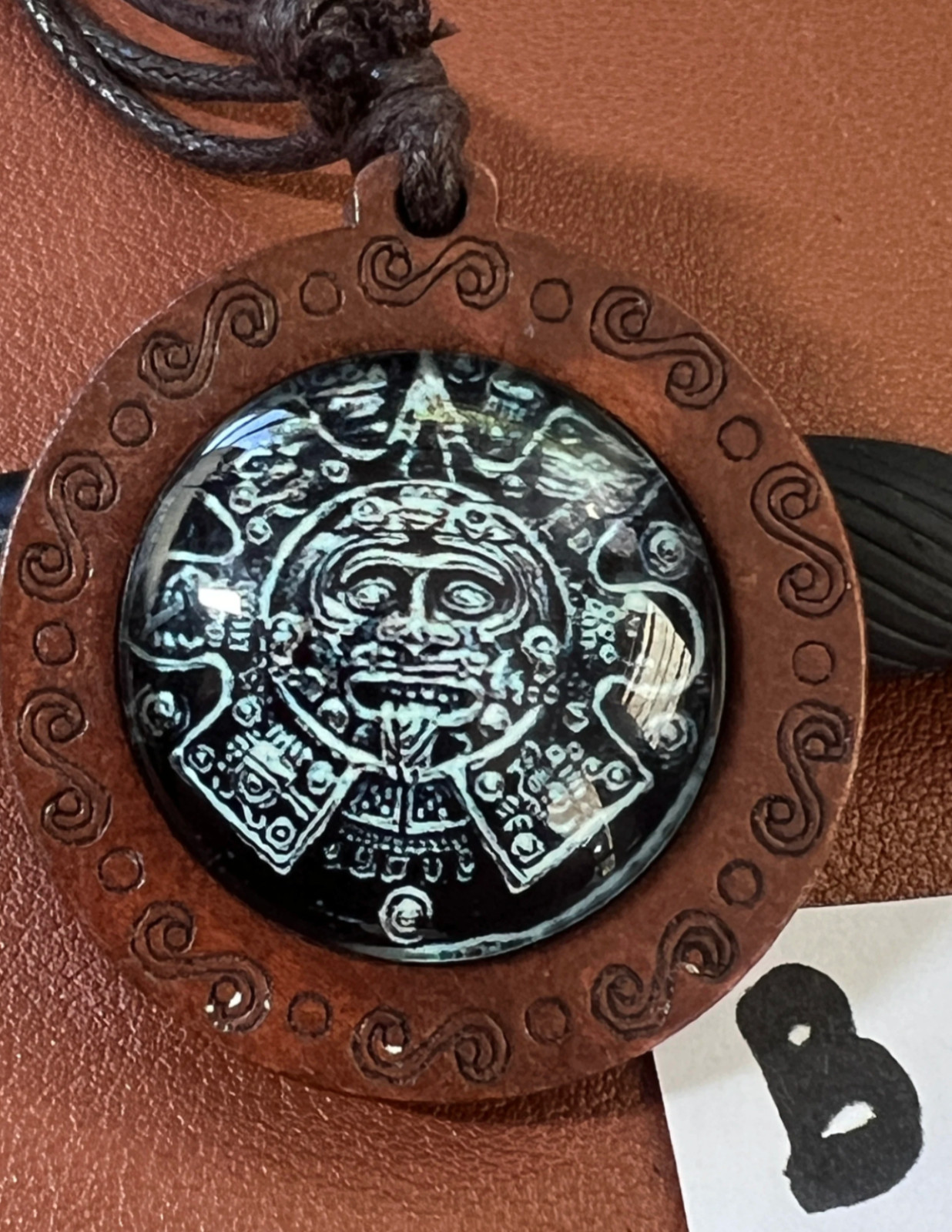 Glow In The Dark Aztec Calendar Pendant 4 different designs STYLES to choose #15