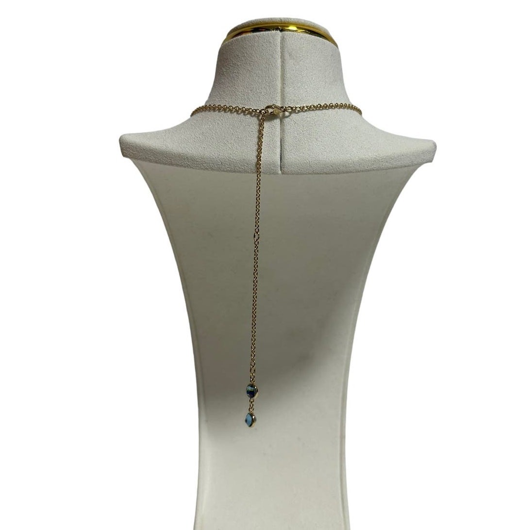 Swarovski Orbita necklace Octagon cut, Multicolored, Gold-tone plated