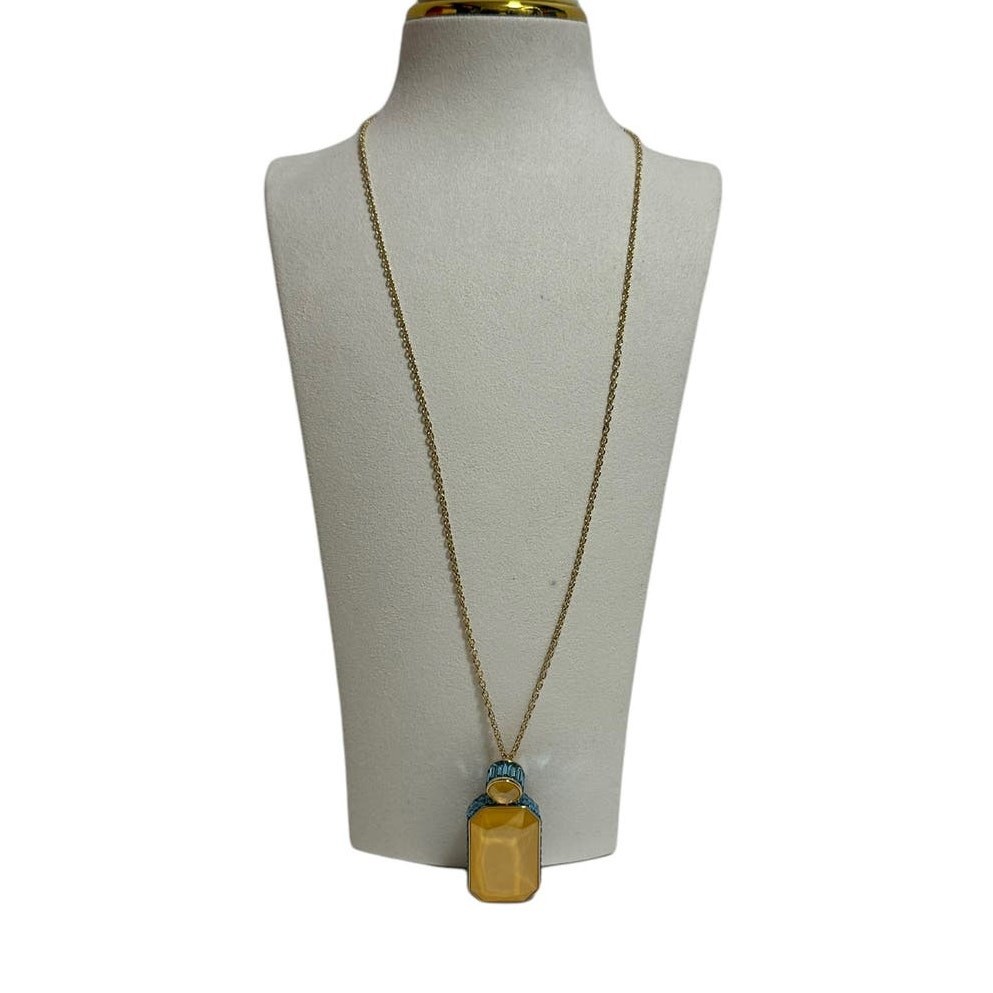 Swarovski Orbita necklace Octagon cut, Multicolored, Gold-tone plated