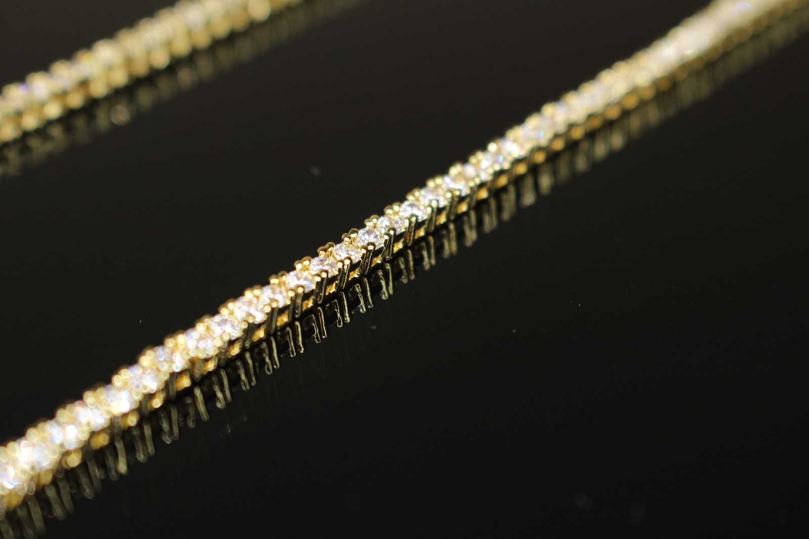 14k STAMPED 2mm Tennis Chain Necklace 10.6ctw Lab Sim VVS1 Diamonds GOLD 12g+
