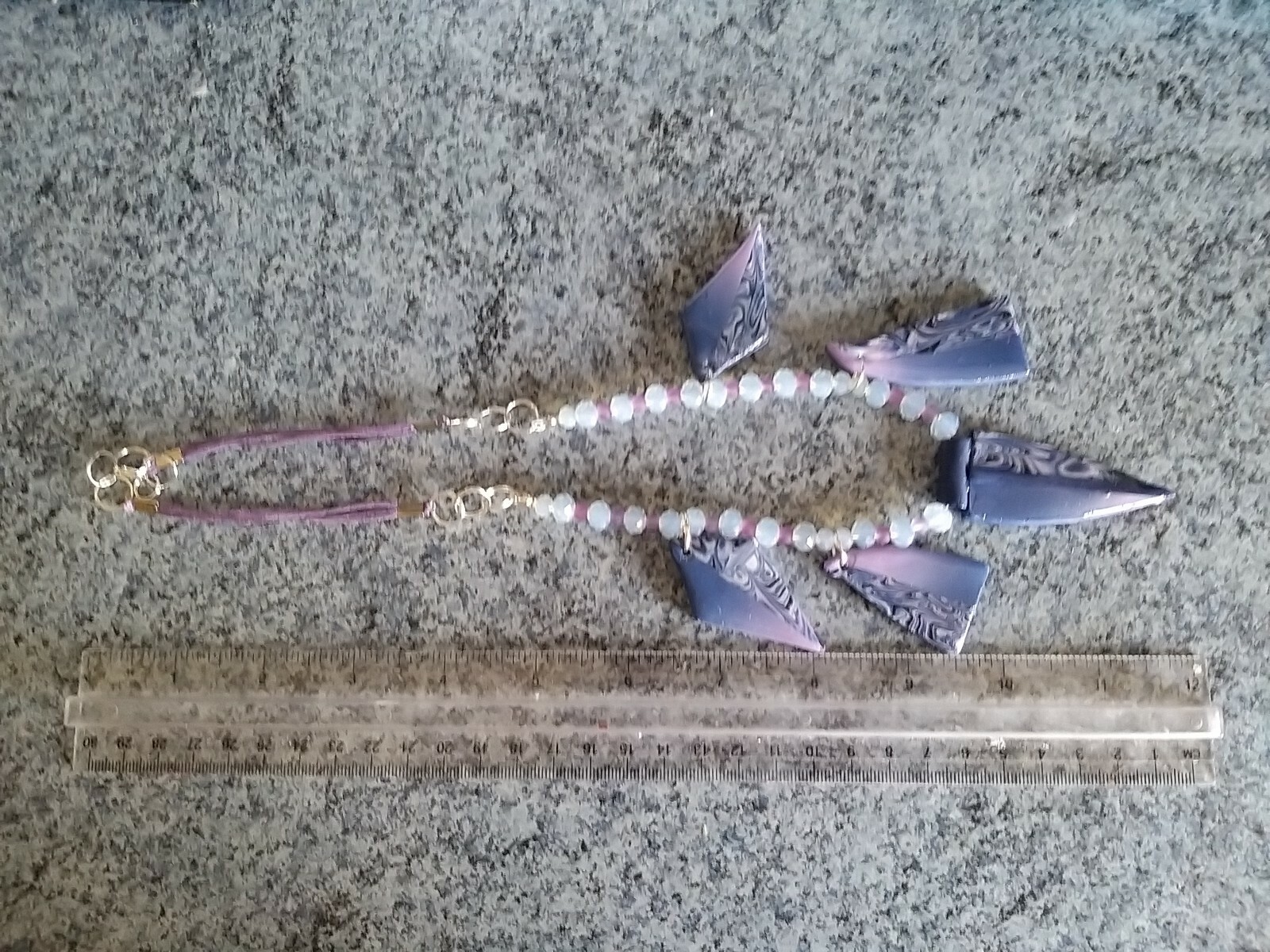 This Lilac and purple Necklace is a one off exclusive to the buyer 