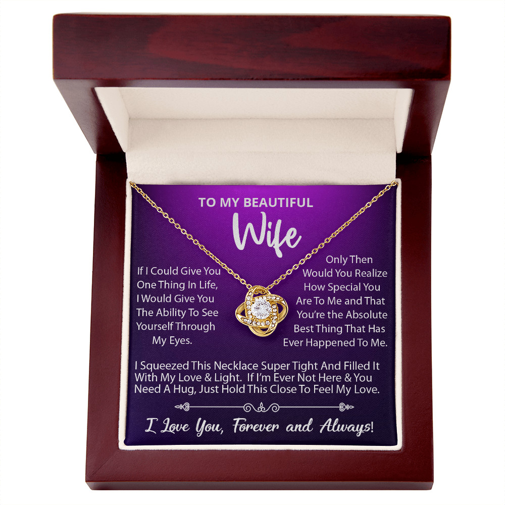To My Wife Necklace, Gift For Wife, Wife Birthday Gift, Valentine Gift For Her!