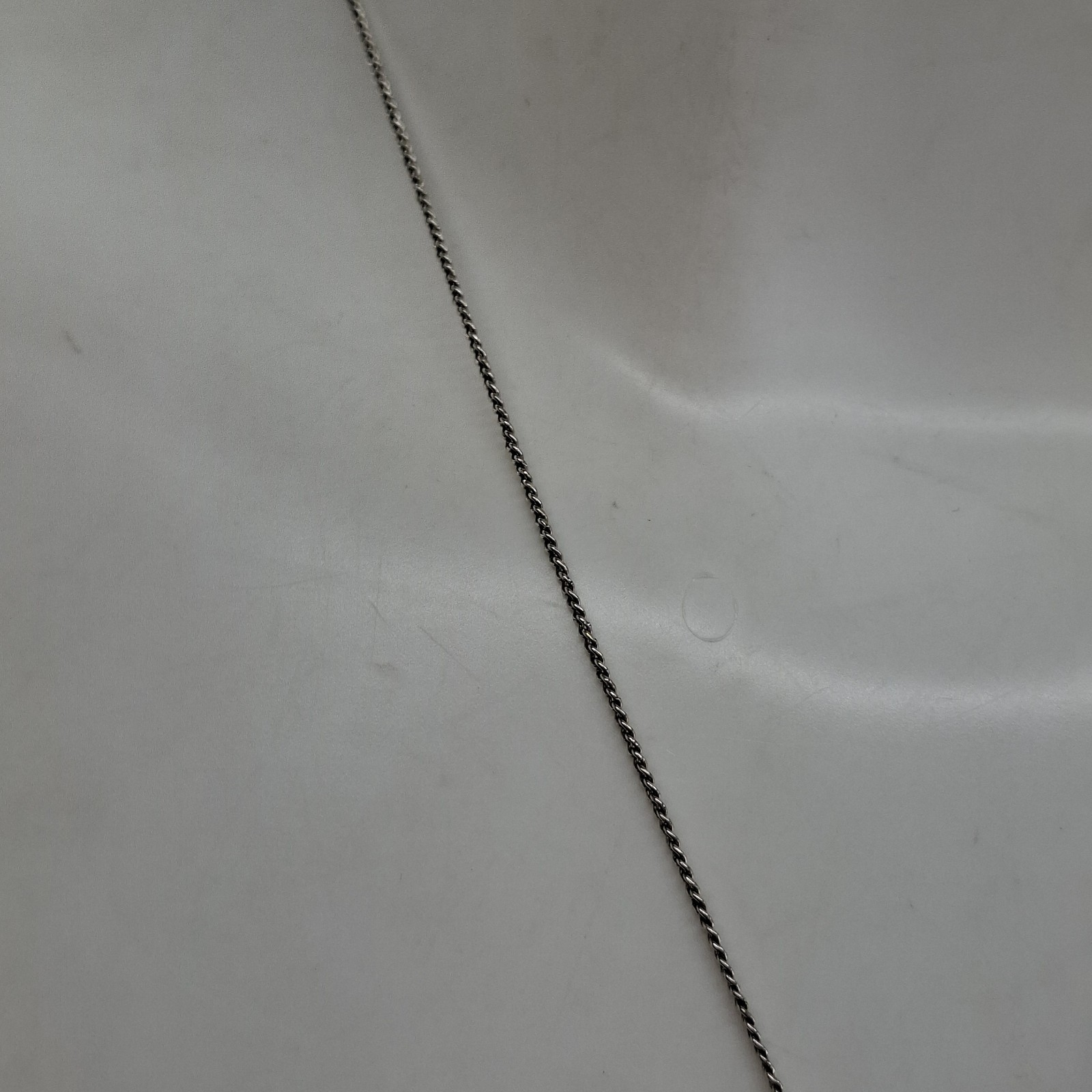 Siam Marked Sterling Silver Black Niello Pendant Necklace Chain 9.41 g Jewellery