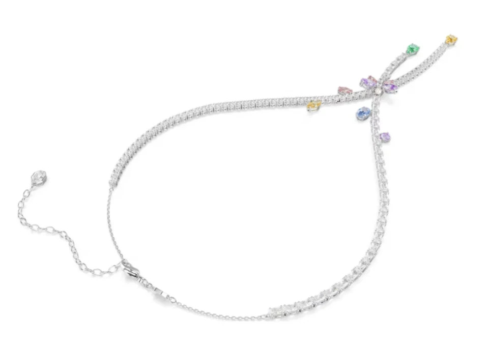 Swarovski Ariana Grande x Swarovski necklace Mixed cuts, Dragonfly, Multicolored