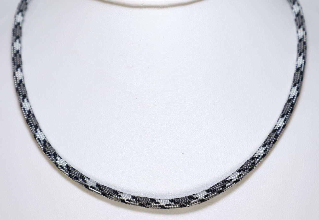 Braided Choker Necklaces Bracelets Anklet Silver Lobster Clasp Titanium Paracord