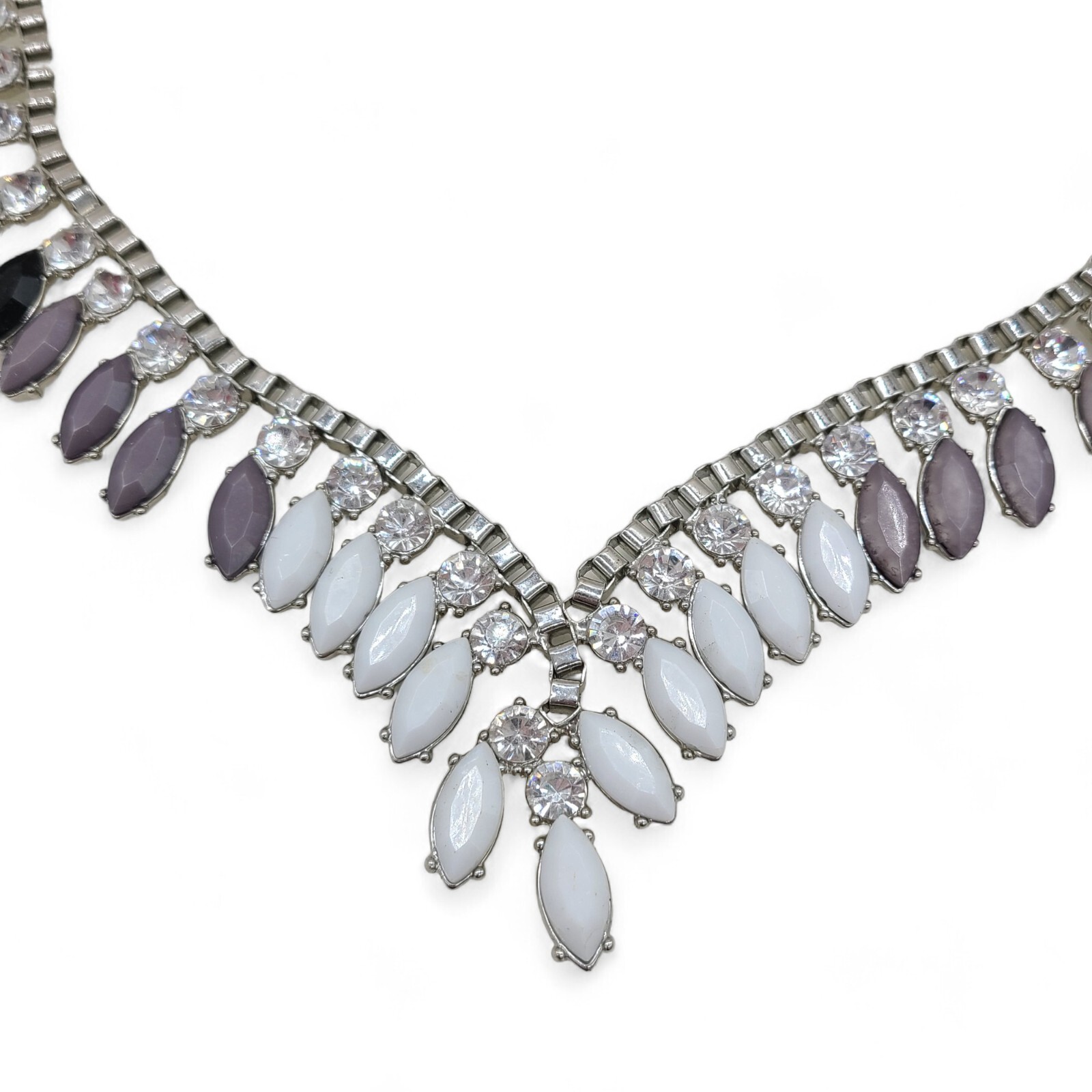 Cara New York Black, Gray And White Necklace