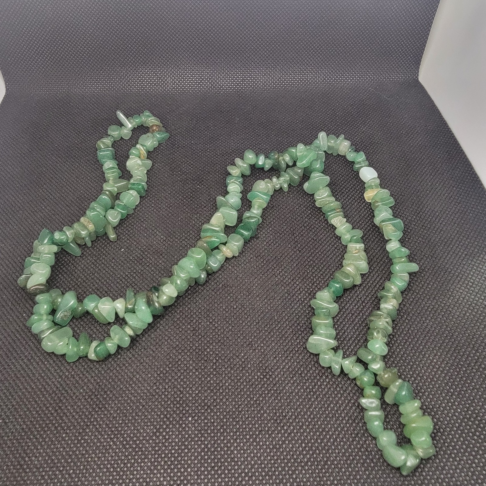 Green Stone Chip Necklace