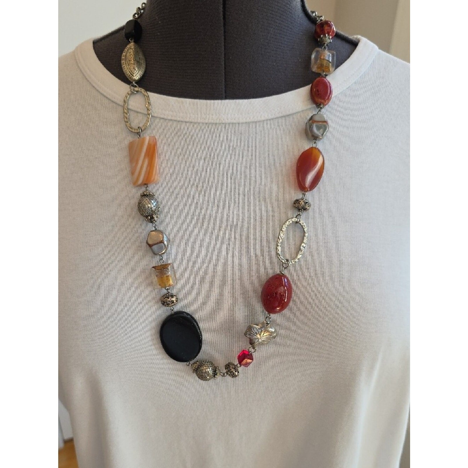Premier Designs Ignite Statement Boho Chic Necklace & Earrings