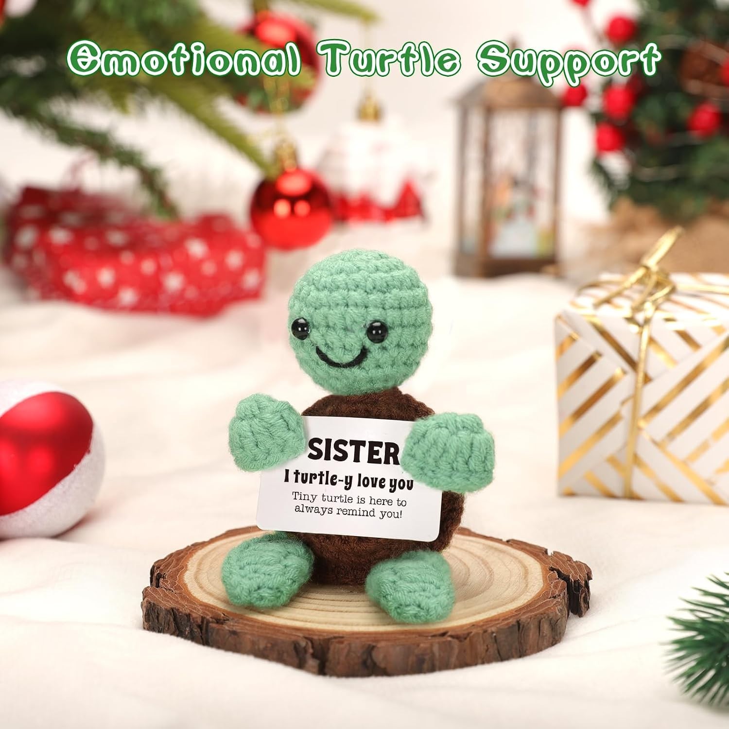 Cute Emotional Mini Turtle – Heartwarming Gift for Sisters & Special Occasions