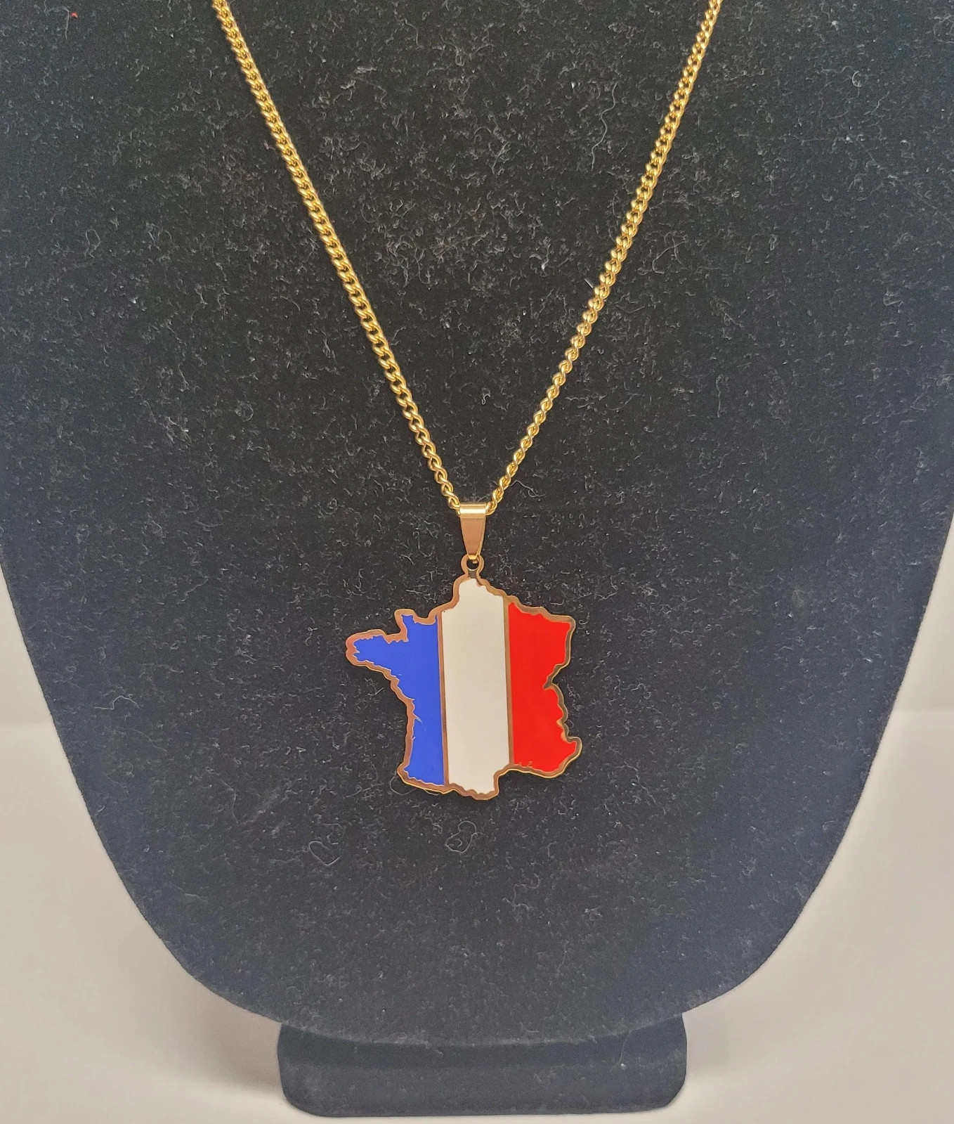 France stainless steel necklace