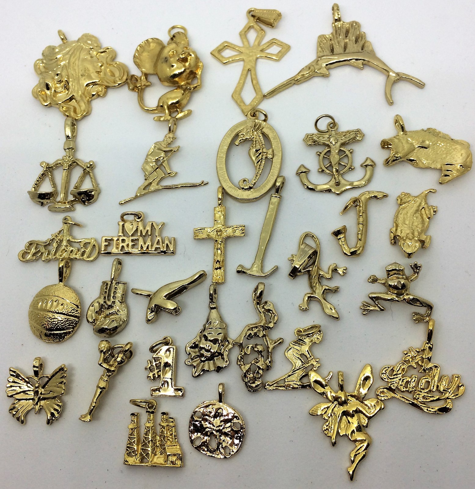 Gold Filled Charm or pendant Your Pick