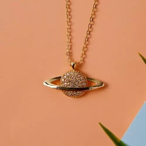 Round Cut Simulated Diamond Women’s Fancy Pendant In 14K Yellow Gold Plated