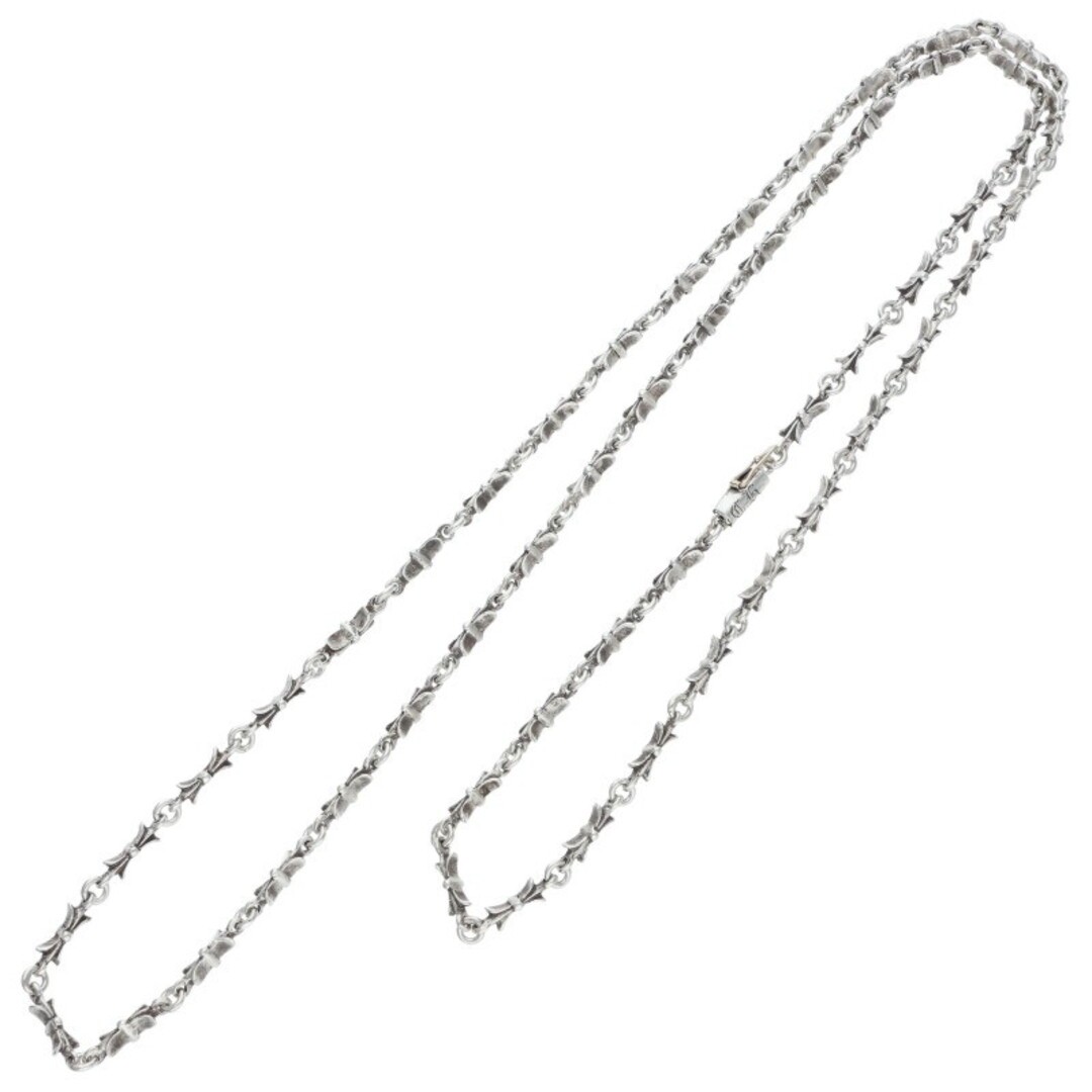 Chrome Hearts TINY BAR 30inch Old Silver Necklace Men’s Used aca5bec7e4ce911362e