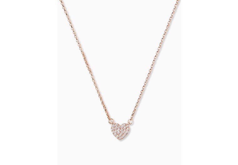 Kate Spade New York Rose Gold Pave Heart Mini Necklace or Earrings or Bracelet