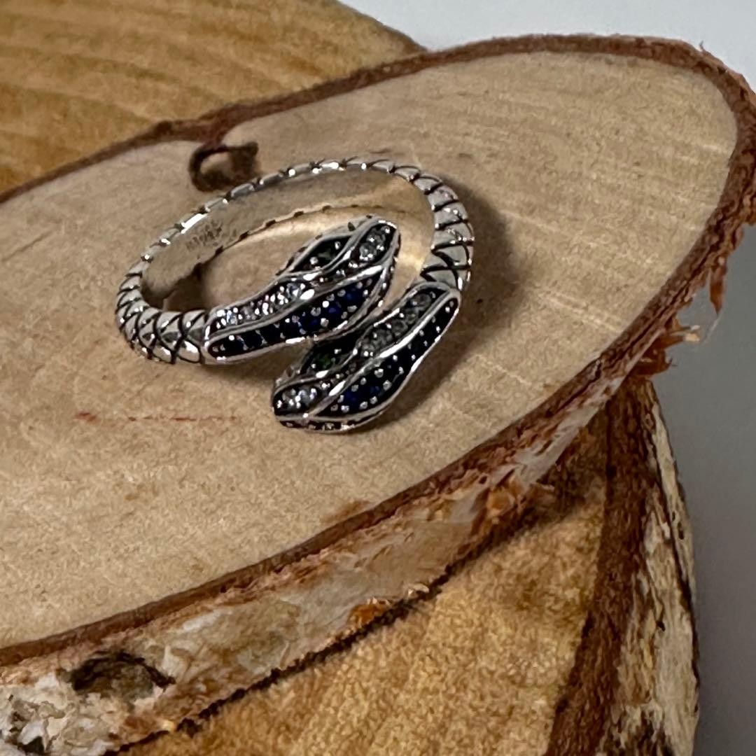 Year Of The Snake Snake Ring Silver 925 Men Women Coiled Snake